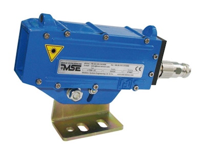 Model MSE-AL30 Molten Aluminum Laser Level Sensor for Measuring the Level of Molten Aluminum Alloys as hot as 900�C (1652�F)