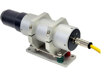 Back view of the Model MSE-LT205VHT Laser Distance Measurement Sensor or Measuring off Hot Surfaces as hot as 1200&deg;C (2192&deg;F) and for use in Heavy Duty applications provides accurate and precise distance measurement 
