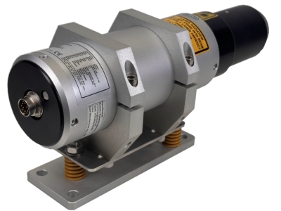 Back view of the Model MSE-LT205VHT Laser Distance Measurement Sensor or Measuring off Hot Surfaces as hot as 1200&deg;C (2192&deg;F) and for use in Heavy Duty applications provides accurate and precise distance measurement 